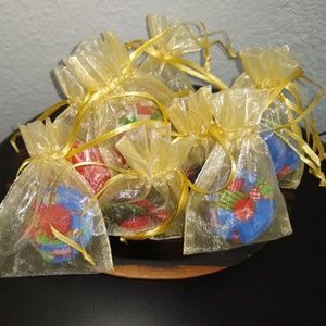 🎄Handmade Fabric Christmas Pins